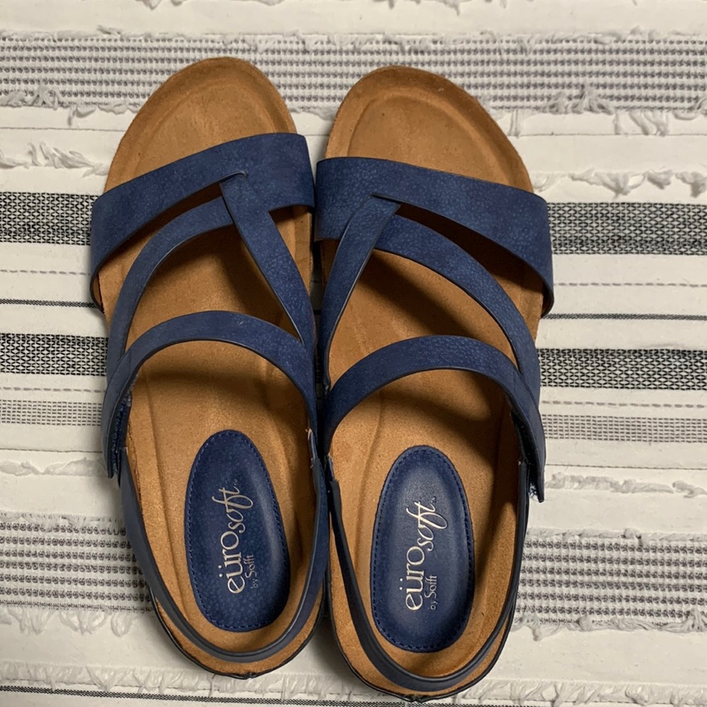 Blue EuroSoft Sandals